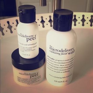Philosophy microdelivery peel and exfoliating wash